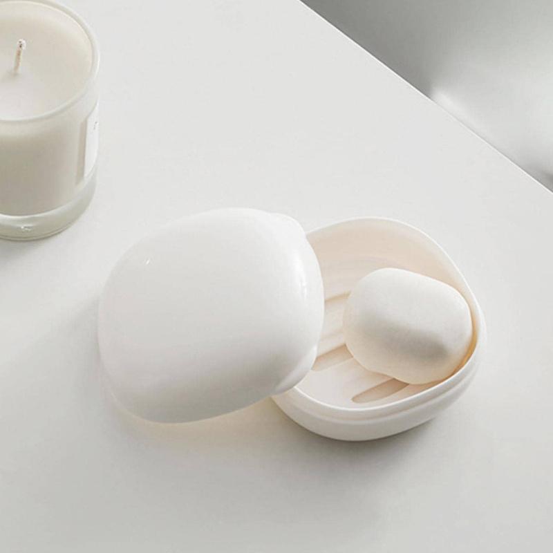 1 шт.-мыльница Мыльница с крышкой Мишка с пузырями Дорожная портативная мыльница Креативная мыльница с дренажом