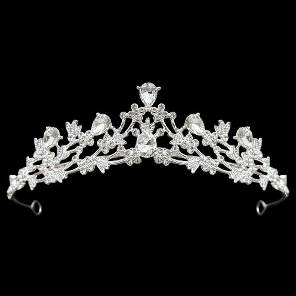 Luxury Bridal Crown Sparkling Queen Princess Tiara Hair Ornaments Baroque Pageant Crown  Wedding