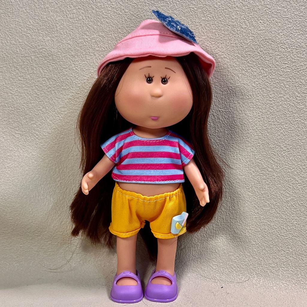 24cm Mia Bramborová panenka Oblečení pro panenky, Vinylová panenka Plyšové šaty, Sada na převlékání a boty