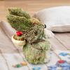 Rabbit Ornament, Artisanal Animal Statue, Easter Decoration, Small Back Basket for Bedroom, Rear