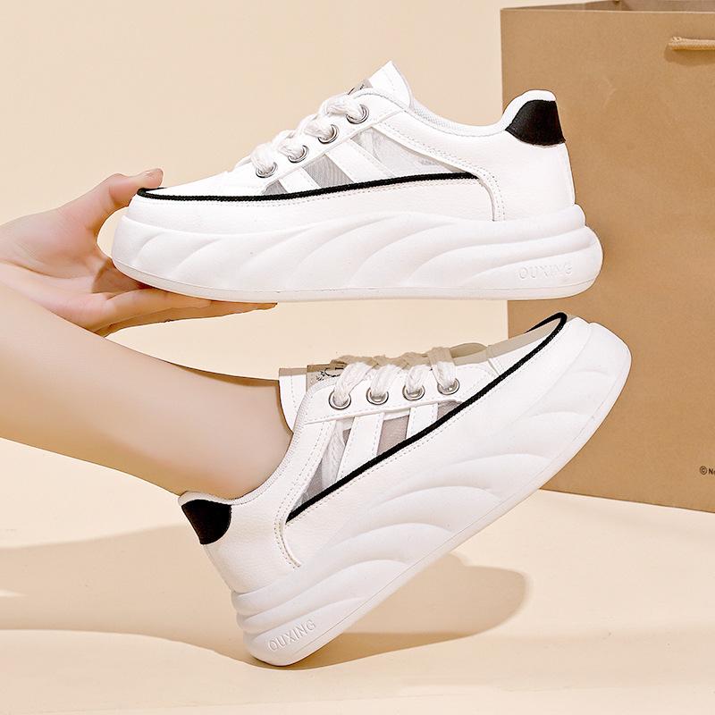 

Spring New Fashion Women s Shoes Soft Sole Casual Versatile Leather Sandals Little White Shoes Summer 37