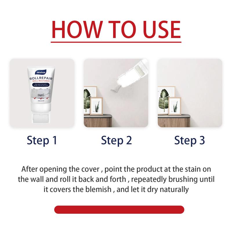 Quick Dry Wall Repair Paste White Waterproof Crack Filler for Home Interior Decor and Crack Restoration