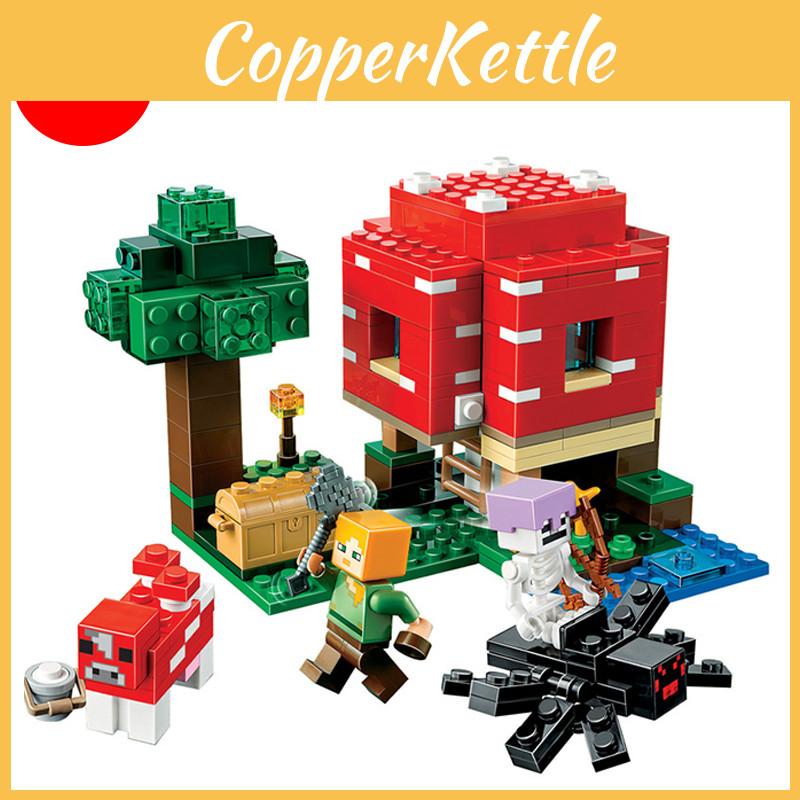 Minecraft Das Pilzhaus Set Bausteine Spielzeug Für Kreatives Denken