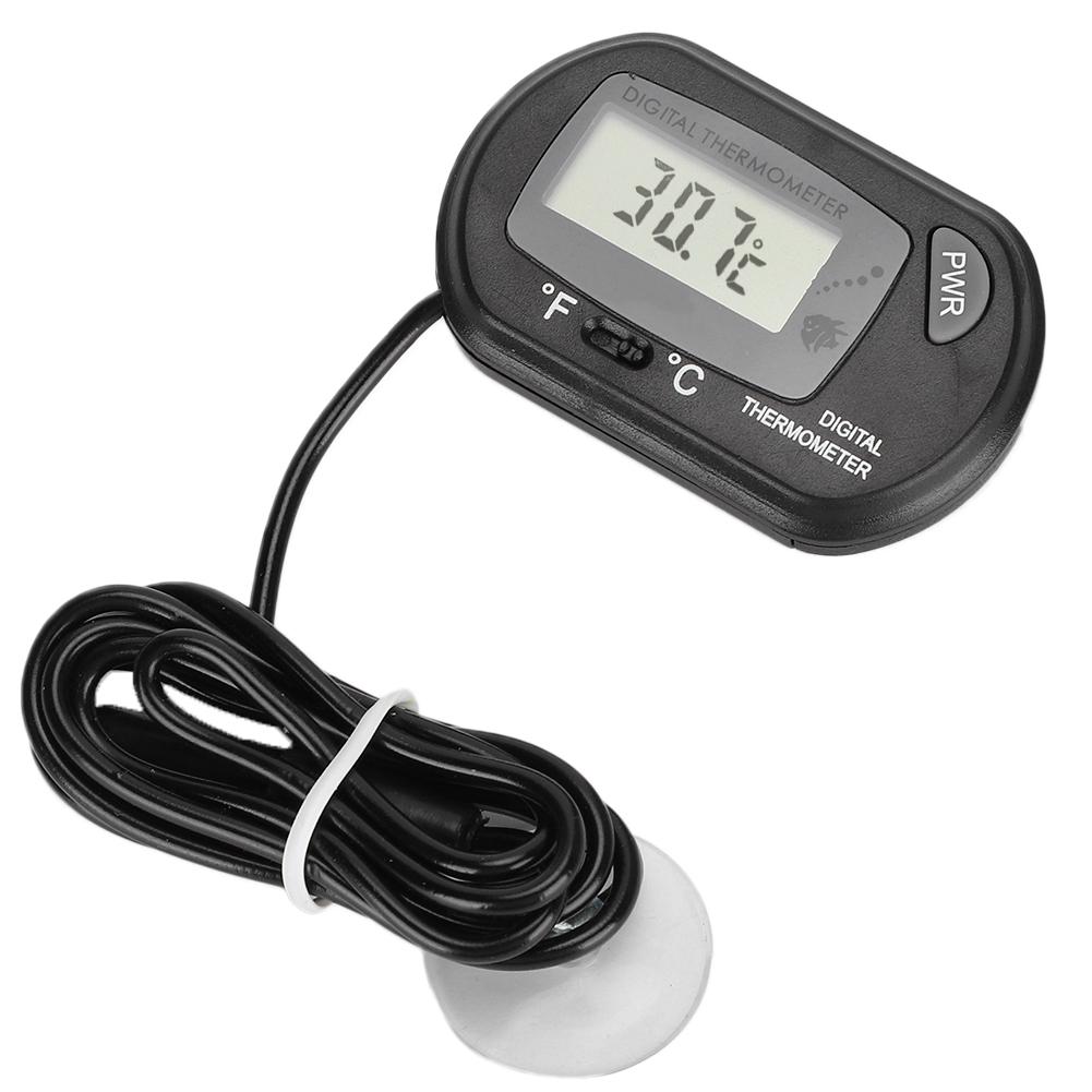 Digital LCD Sensor Aquarium Water Thermometer Controller Wired Fish   Accessories