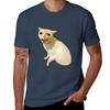 Coughing Cat Sneezing Cat Tshirt Comfortable Work Wear Tee