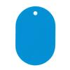 Open Industry Number Tags, Small Oval Tags, Luggage Tags, Queue Tickets, Small, Blank, 25 Pieces, BF-41-LBU