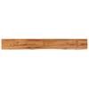 Wall Shelf 160 x 20 x 3.8 cm Rectangular Solid Acacia Wood with Natural Edge
