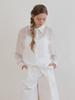 Le Studio Organza See-Through Shirt Ivory