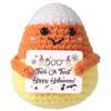 New Funny Emotional Support Positive Crochet Cake Doll Christmas Home Decoration Handmade Knitted Cake Desk Ornament