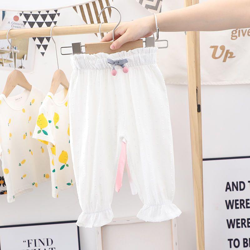 New Summer Pants for Girls Lantern Pants Loose Children's Mosquito Repellent Pants Thin Design for Girls