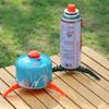 Stable Outdoor Cooking Stand Regulable Angles Folds Flat Stove Holder For Gas Canisters Nonslip Base