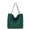 Large-capacity Canvas Bag Women's 2025 New Simple and Versatile Solid Color Niche Design Shoulder Bag Tote Bag