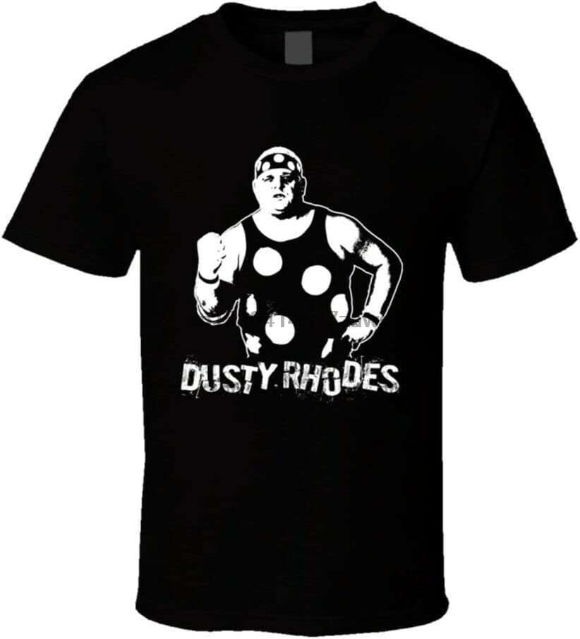 Dusty Rhodes Legends of Wrestling Retro T Shirt XXL чёрный