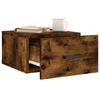 Wall Mounted Nightstands (2 pcs) Smoked Oak 35 x 35 x 20 cm
