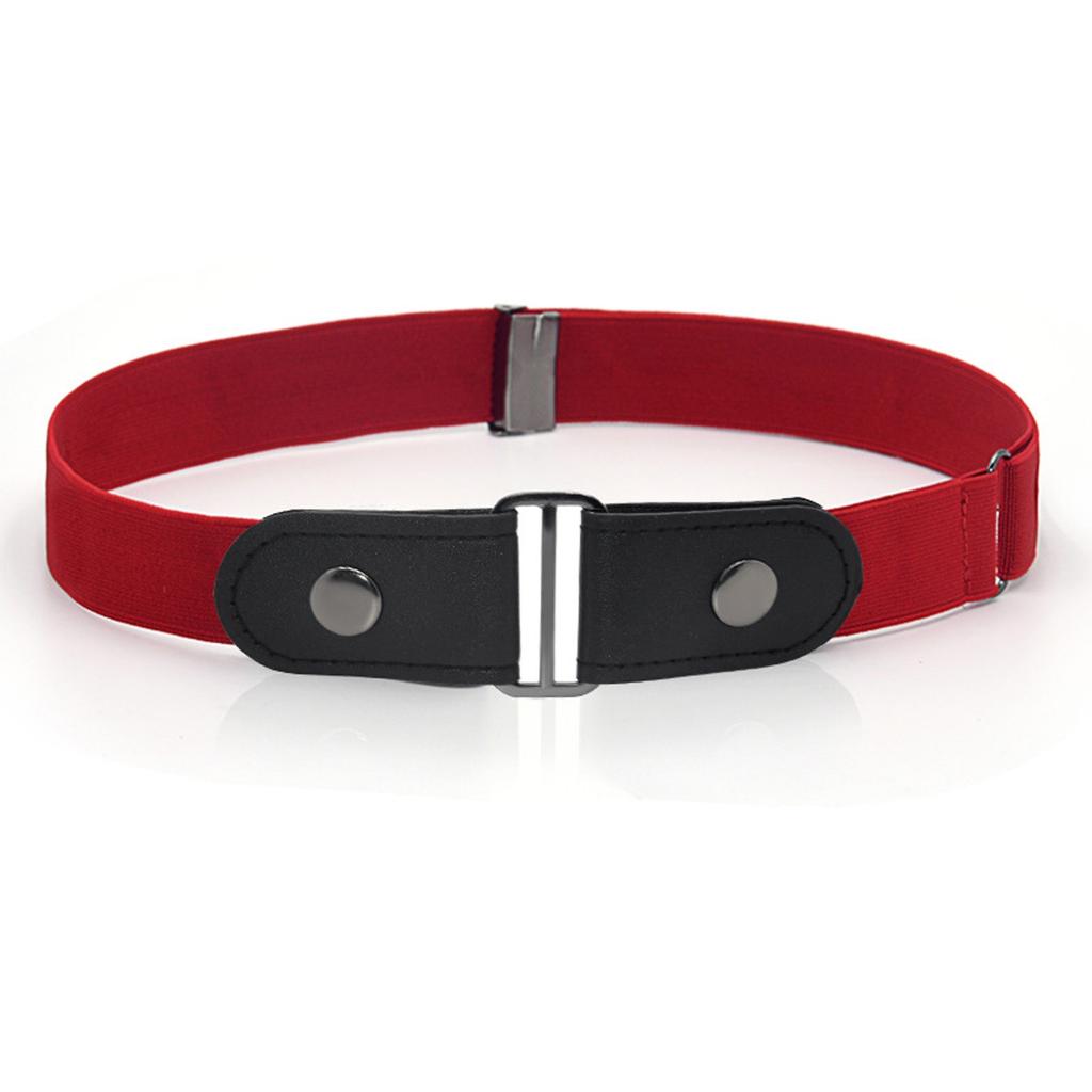 Adjustable Invisible Elastic Waist Belt for Men and Women No Buckle Seamless Stretch Waistband for Jeans Pants Trousers