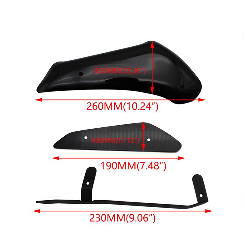 Motorcycle Front Fixed Winglet Wind FOR BMW S1000RR S1000 RR 2010-2018 Aerodynamic Side Wind Wing Cover Downforce Spoiler Kit