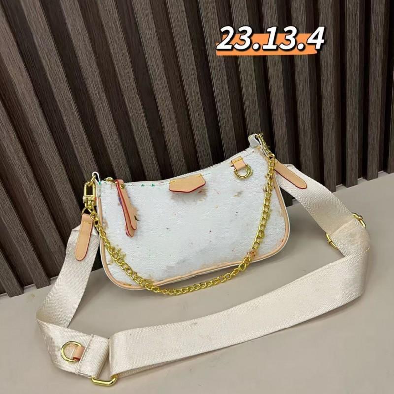 Stylish PU Leather Crossbody Bag With Chain Strap Embossed Print Small Square Shoulder Daily Wear