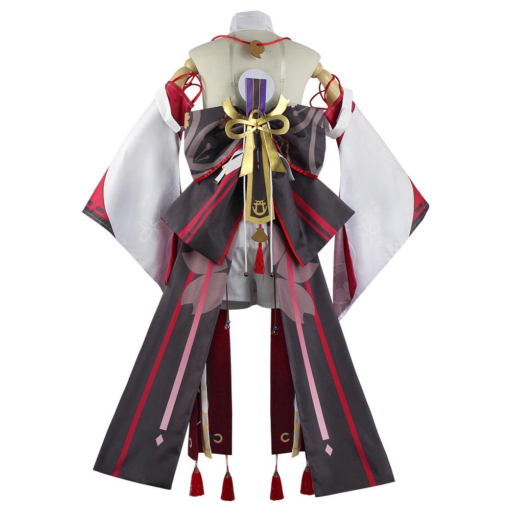 ManYiDuo Yae Miko Cosplay Costume - Genshin Impact Inazuma Style