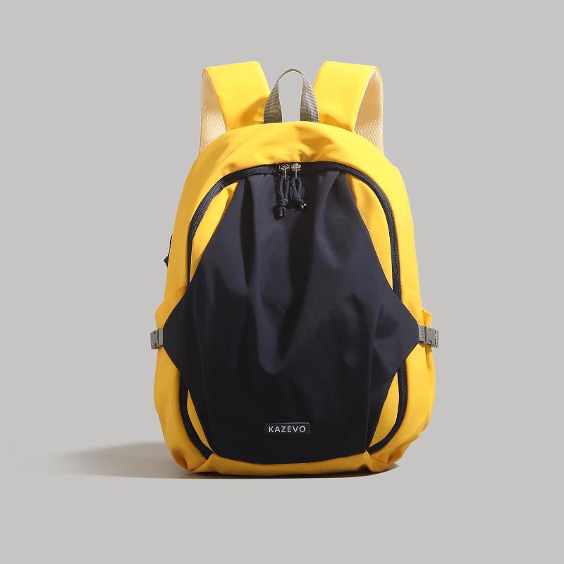 Schoolbag wholesale simple contrasting color women 1011 new autumn and winter college student commuting schoolbag junior high school student backpack
