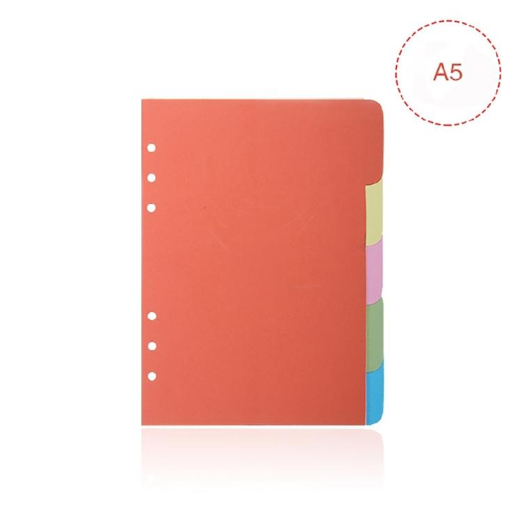 10Pcs A 5 A 6 B5 Binders Index Dividers Binders Dividers Binders Index Dividers for Travel Diary Journal