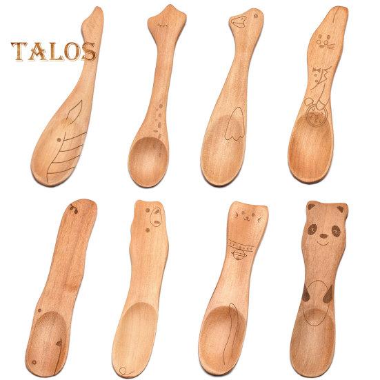 Dezertní lžička Hladký povrch Míchání Bez BPA Vynikající Dětská Zmrzlina Jogurt Med Mini kuchyňské pomůcky