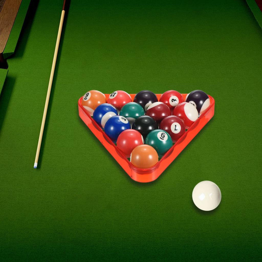 PATIKIL Pool Billardkugel Set Standardgröße 16 Stück Professionelle Harz Billardkugeln Billardspiel Ersatz Komplettset 2-1/4"