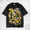 Vintage Wash Slay The Spire Dark Fantasy Graphic T-Shirt, Roguelike Deckbuilder Game Art Tee, Gothic Warrior Streetwear Shirt, c111AcNc