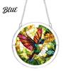 Garden Decorative Suncatcher Acrylic Puzzle Suncatcher Stained Glass Style Window Hanging Sun Catcher Panel DIY Colorful Art Jigsaw for Home Decor