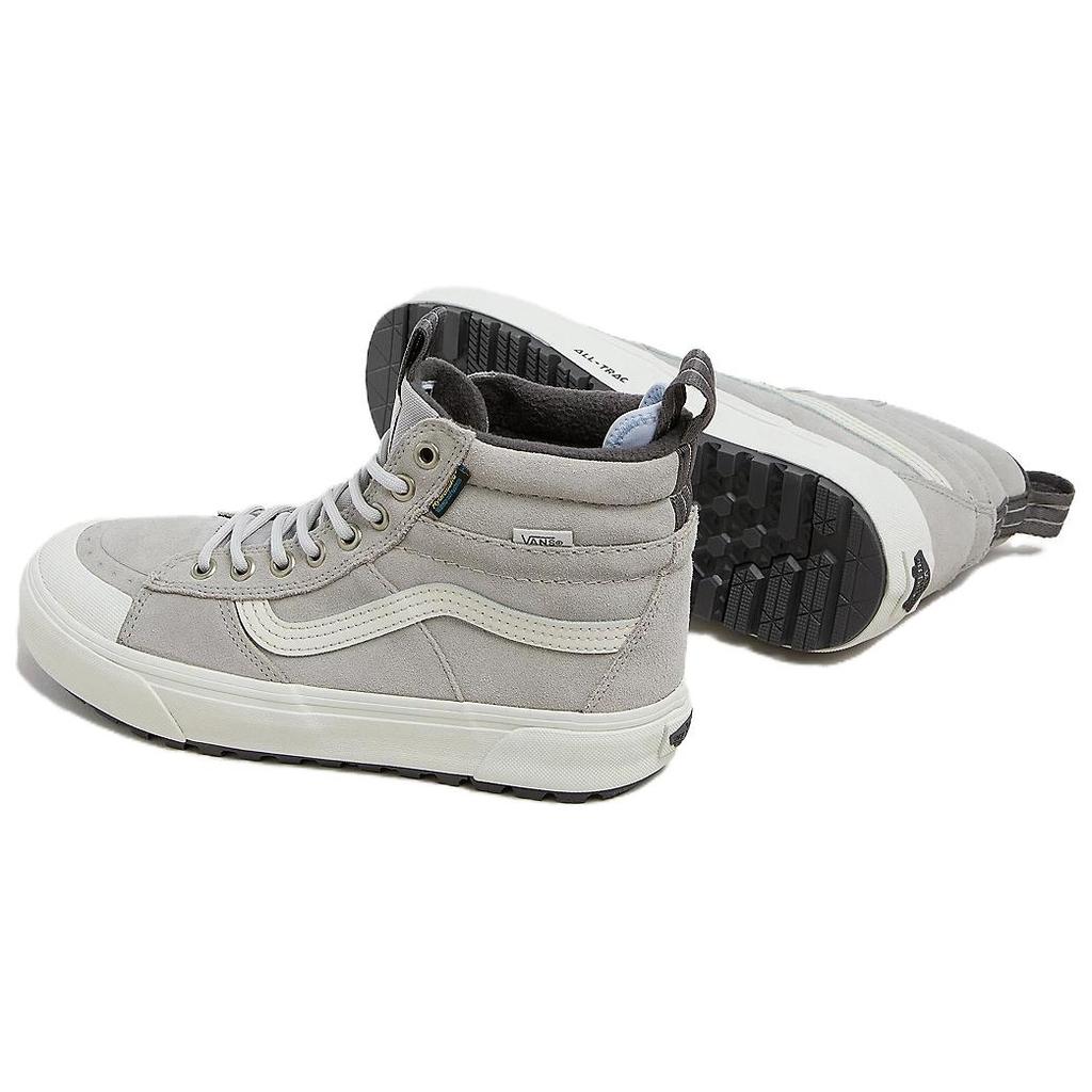 Vans SK8 HI High Top Hiking Shoes Unisex Gray VN000CVTBGF