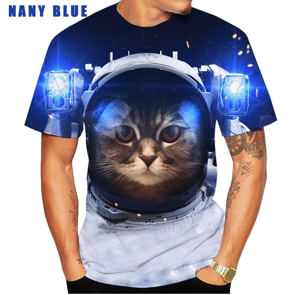 

3D Pet Pattern Unisex T-shirt with Black Cat Pattern Fresh Summer Fashion Short Sleeve T-shirt 2024 Men s Round Neck Sweatshirt
