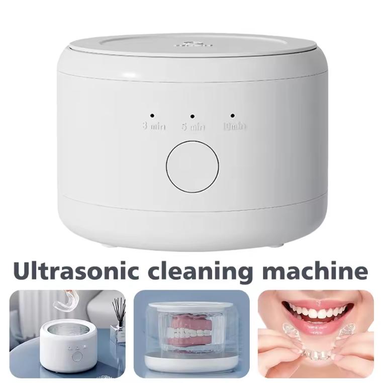 

Xiaomi Электрическая коробка для брекетов Чистящая коробка Многофункциональный невидимый ретейнер Машина для чистки зубных протезов Ювелирные изделия Ортодонтический очиститель белый