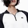 MO&Co. MC Embroidered Badge Sporty Raglan Sleeve Short Dress