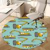 Construction Equipment Office Carpet Chair Mats, Home Decor, Sofa Rug, Office Carpet Suitable for Bedroom, Living Room, Various Rooms"1118116a