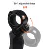 Bike Mirror Handlebar Mount Riding Rearview Mirror Adjustable Rotatable Safety Accessories for Mountain Road Bike Right Black