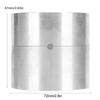 Jewelry Melting Casting Tool Cylindrical Jewelry Casting Pot Aluminum Alloy DIY Metal Jewelry Casting Mold for Jewelry Making