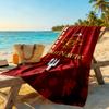 Manchester Customized Name Beach Towel Quick-Dry Soft Microfiber