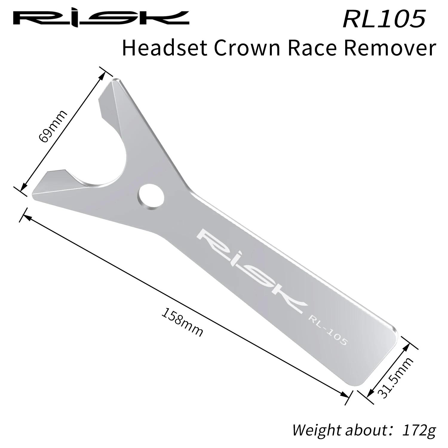 Bicycle Headset Remover Crown Race Removal Tool for 1 1/8 & 1 1/2 Fork Bike Headset Tool - Fork Crown Race Remover