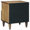 Bedside Table Brown 40 x 33 x 46 cm Solid Mango Wood