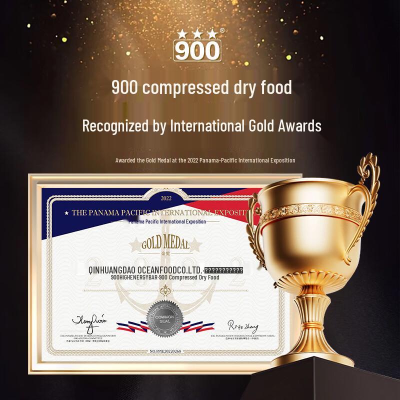 900 High-Energy Emergency Compressed Biscuits