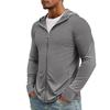 Men's Lightweight UV- Zip Up Hooded Jacket | Thin Sun Coat For Cycling Fishing Hiking