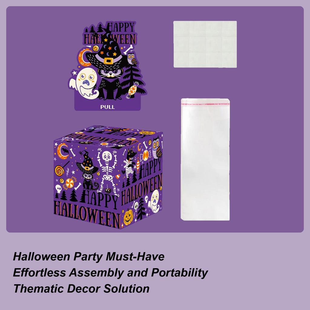 Halloween Boxes For Money Money Pull Holder With Spooky Ghost Elements Cash Box Halloween Decorations For Shop Living Rooms