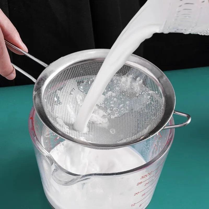 Tea Tool Stainless Steel Mesh Infusers 8 10 12 14 16 18cm For Mate Kitchen Flour Strainer Filter With Handle Colander Sieve