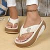 Women's Summer Thick Sole Flip-Flops Stylish EVA Slide Sandals with Arch Support Summer Sandals