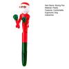 Fun Boxing Pen with Movable Arm 0.5mm Blue Ink Ballpoint Pen Cartoon Stress Relief Writing Tool Novelty Gift