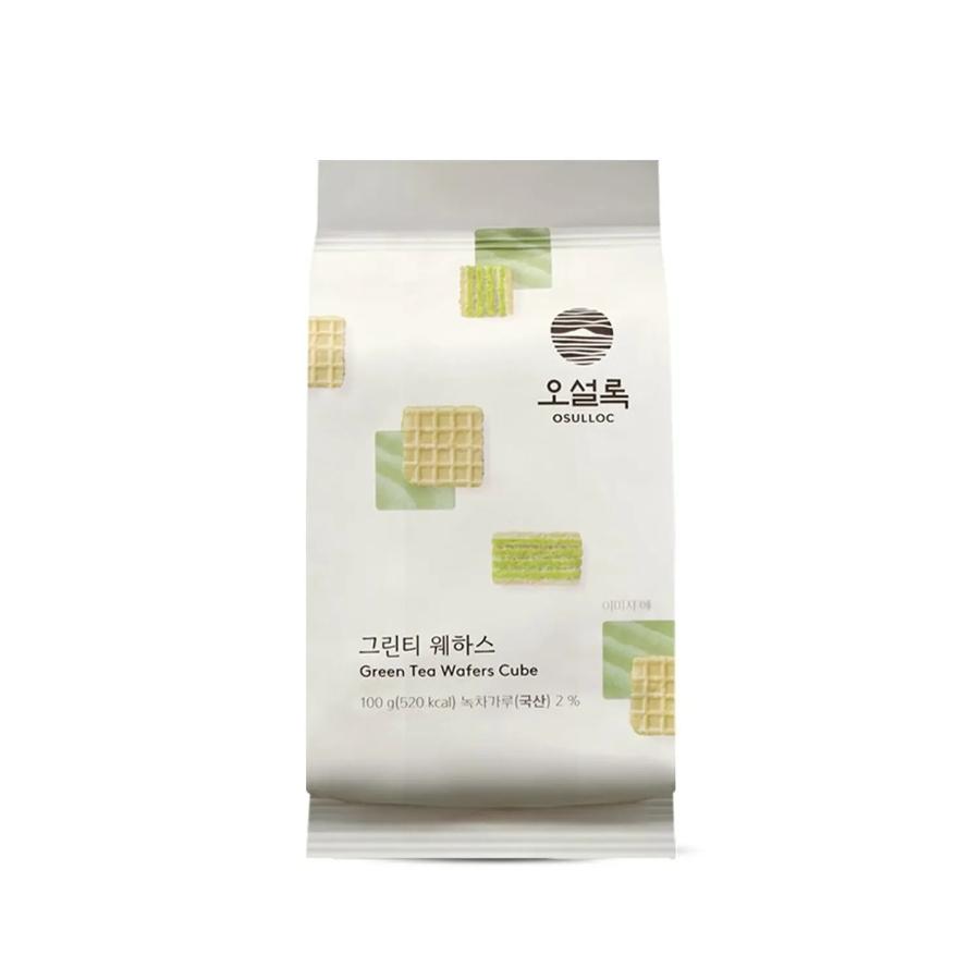 osulloc Green Tea Wafers Cube 100g*3bag Wafers Cube 100g*3bag