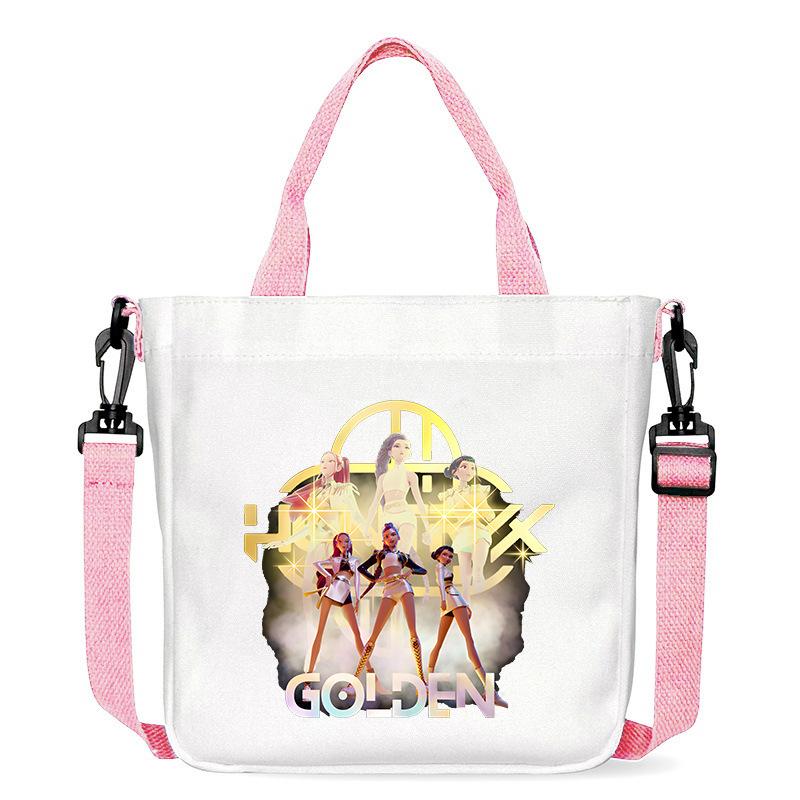 KPop Demon Hunters Anime Women's Crossbody Pouch Aesthetics KPop Demon Hunters Shoulder Bags Korean Fashion Messenger Pouch