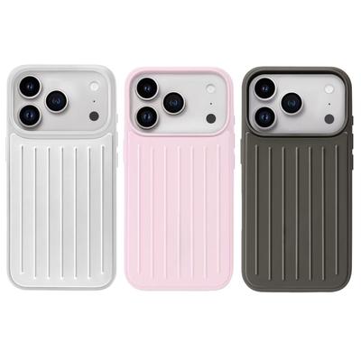 3D Corrugated Stripe For RIMOWA Business Luggage Cover For IPhone 17 Pro Max 16 15 14 13 Original Gift Box Aluminum Alloy Heightened Lens Protect Case