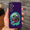 Neon Eyed Brain Alien Monster Phone Case For Samsung S26 S25 Edge S24 S23 S22 S21 S20 Ultra Plus Fe Galaxy Silicon Cover