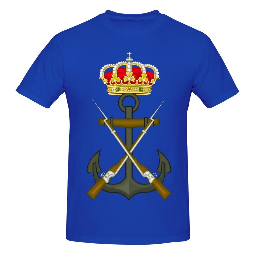 Badge Of The Spanish Marine Infantry Casual Tshirtkoreanstyle Vibe Home Comfort Tees