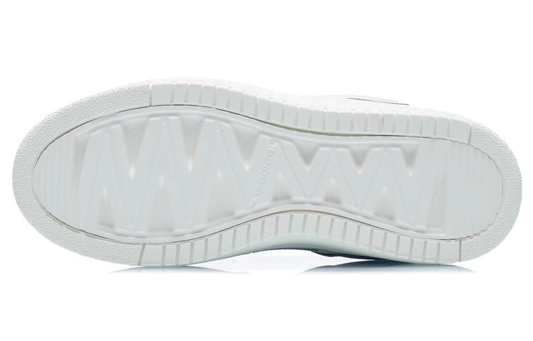 Li Ning Tianji Leather Reflective Slip Resistant, Abrasion Resistant, Lightweight, Breathable Low top Skateboard Shoes AGCR468-2